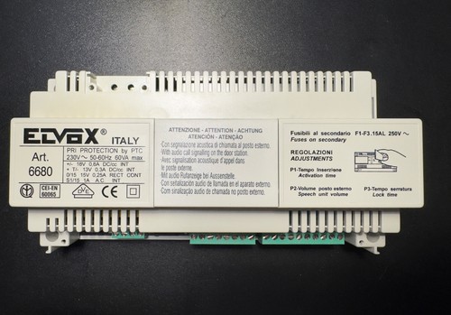 Elvox 6680 alimentatore