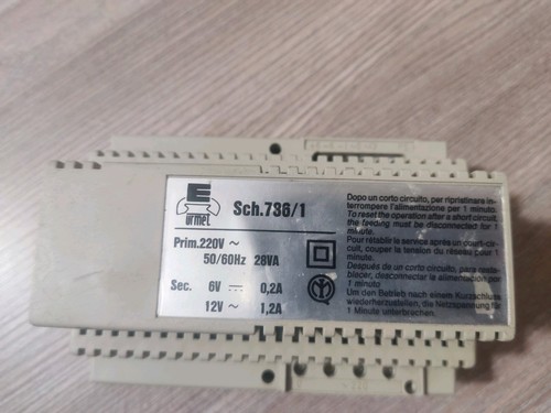 Urmet 786 alimentatore - urmet, 786/1